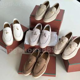 LP Sapatos Designer mocassins mocassins damasco de couro genuíno menl deslizamento casual em apartamentos mulheres designers de luxo calçados calçados de calçados planos