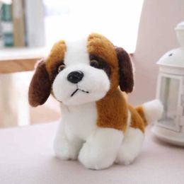 Plush Dolls 18/23/28cm Cute Simulation Puppy Dog Plush Toy Kids Dolls Husky Akita Saint Bernard Stuffed Soft Toys for Children High Quality H240521 DT1S