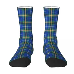 Men's Socks Province Of Nova Scotia Tartan Harajuku Super Soft Stockings All Season Long Accessories For Unisex Gifts