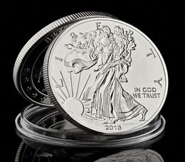 1oz American Fine Memorial 2013 Liberty Eagle In God We Trust Silver Plated Coin Home Decorations Collectibles Gifts3298413