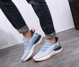 Casual Shoes Knitting Men's Sneaker Original Lightweight Running Sneakers Comfort Sports Breathable Training