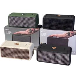 Speaker Bluetooth Wireless EMBERTON Mini Speaker Portable Outdoor Desktop Computer Music Loudspeaker Heavy Bass Rock Vintage Wireless Bluetooth Speaker