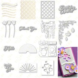 Valentine's Day Miss You Heart Metal Cutting Dies Hot Foil Craft Embossing Make Paper Greeting Card Making Template DIY Handmade