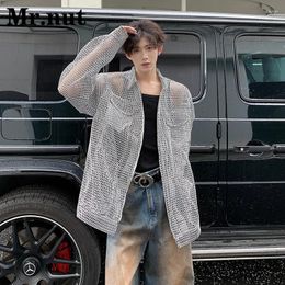 Men's Jackets Summer Thin Men Jacket Youth Mesh Sunscreen Clothes Stylish Tops Cool Breathable Male Coat Casual Outerwear