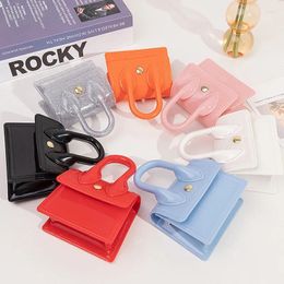 Evening Bags Fashoin Mini Square Lipstick Bag Keychain Exquisite Personality Storage Gift Purse Organiser Women Pocket Coin Wallet