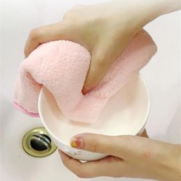 Towel Not Easy To Fade Absorbent Cloth Lovely Fabric Is Soft And Skin Friendly Hang A Handkerchief Coral Velvet Rag