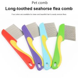 Pet Comb Dog Grooming Comb Pet Tear Stain Remover Gently Removes Mucus And Crust Small Lice Flea Combs For Dogs Cats Supplies