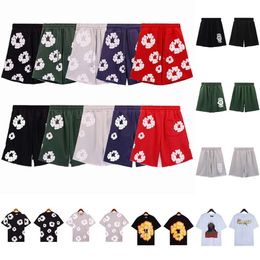 Mens Womens Designers Shorts Denim Teers Shorts T Shirts Summer Men S Casual Fashion Loose Streetwear Sports Hip-hop Shorts Tees Clothing 1de