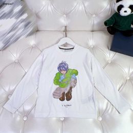 Top designer baby clothes Cartoon boy print sweater for boys girl Size 100-150 CM Long sleeved T-shirt kids sweatshirts Aug25