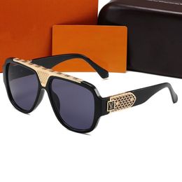 Top luxury Sunglasses polaroid lens designer womens Mens Adumbral Goggle senior Eyewear For Women eyeglasses frame Vintage Metal Sun Gl 308q