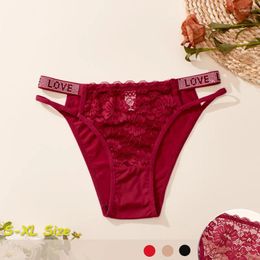 Women's Panties Sexy Lace Comfortable Underwear Fashionable Rope Women Tangas Letter Trend Girl Summer Breathable Soft Thong