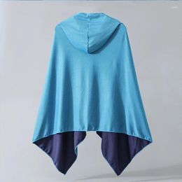 Towel Cold Cooling Beach Cloak Diving Quick Drying Hooded Clothes Super Absorbent Bath Summer Spring Cloth Change Bathrobe