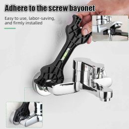 Multifunctional Dual Headed Wrench High Density Plastic Made Spanner Repair Plumbing Tools for Household Faucet Pipe and Toilet