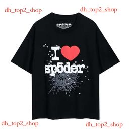 Spider Shirt T Shirts Poloshirt Shirt Womens T-shirt Fashion Street Clothing Web Pattern Summer Sports Wear Designer Top 8288