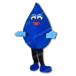 Performance Water Drop Mascot Costume High Quality Christmas Halloween Fancy Party Dress Cartoon Character Outfit Suit Carnival Unisex