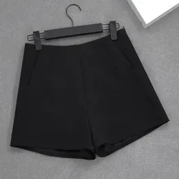 Women's Shorts Moderate Thickness Stylish High Waist A-line With Side Pockets Zipper Closure For Commute Daily Wear Beach