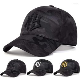Ball Caps Unisex Letter Embroidery Camouflage Baseball Hats Spring And Autumn Outdoor Adjustable Casual Sunscreen Hat