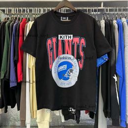 T Shirt Mens Designer Kith T Shirt Cloud Fun Forest Brand Shirts Print High Kith Shirt Quality Cotton Oversized Short Sleeve T-Shirt d301