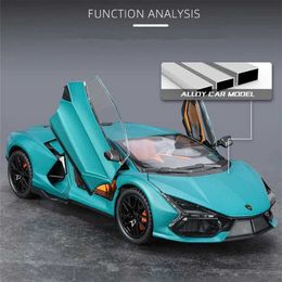 Diecast Model Cars 1 24 Revuelto Alloy Sports Car Model Diecast Metal Racing Car Vehicles Model Sound and Light Simulation Collection Kids Toy Gift