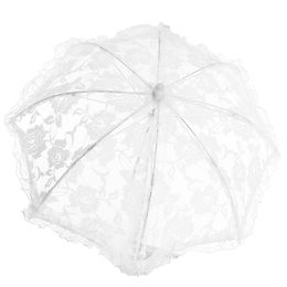 Lace Umbrella Bridal Parasol Vintage Festival Wedding Umbrellas Bulk White Child