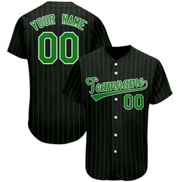 Men's T-Shirts Customised Baseball Jersey Personalised Design Your Name/Number Striped Printed Shirt Soft Ball Training Uniform for Men and Women Youth Q240521