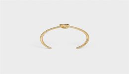 High Quality Brass Bangle Men Women Tie Bracelets Cuff For Women Jewelry Simple Fashion Creative Steel Rose Silver Gold Bracelet Charm Bangles Designer9519205