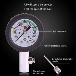Mini Ball Pressure Gauge Accurate Barometer Tool Measurement Tools for Basketball Football Volleyball Air Pressure Gauge