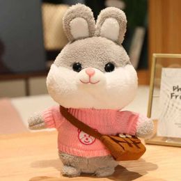 Plush Dolls 30cm New Cartoon Cute Rabbit Cosplay Dress Up Plush Toys Stuffed Lovely Bunny Dolls Soft Animals for Kids Girls Birthday Gift H240521 CEKV