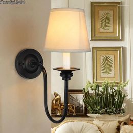 Wall Lamp Modern Vintage Loft Nordic Desginer Lights Bedroom Retro Iron Lamps Country Style E27 Edison Sconce Fixtures LED