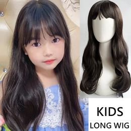 Kids Wigs Chick Baby Wiggles Hair Accessories Childrens Head Coverings Headgear for Little Girls Youth Headwear Toddler Toupee 240521