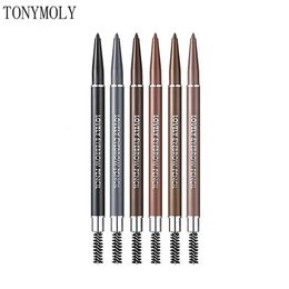 TONYMOLY Lovely Eyebrow Pencil 0.1g Waterproof Natural Long Lasting Paint Tattoo Eyebrow Black Brown Eyebrow Pencil With Brush 240522