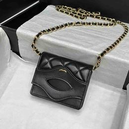 Mini 31bag Women Women Coin Pres 10cm Lambbskin CC Diamond Lattice Lustice Card Card Holder Vintage Chain Underarm Bag Bag Fann