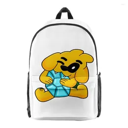 Backpack Novelty Funny Mikecrack School Bags Boys Girls Travel 3D Print Oxford Waterproof Notebook Shoulder Backpacks