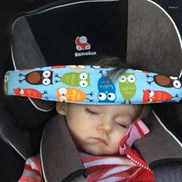 Stroller Parts Baby Car Seat Head Support Belt Adjustable Toddler Neck Relief Stabilized Strap Headrest Boy Girl Sleep Positioner Safety