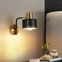 Wall Lamp LED Light Bedroom Bedside Lamps Living Room Study Corridor Home Modern Simple Decoration Fixture