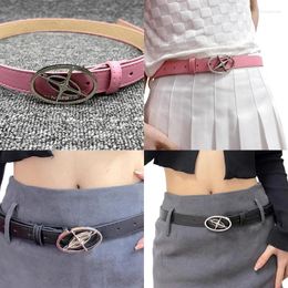 Belts Elegant Waist For Jeans Pants Dress Simple Buckle Skinny Belt Girls Body Jewelry Chain