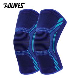 AOLIKES 1 Pair Braces Pain, Compression Sleeve Men and Women, Knee Support for Running, Weightlifting L2405