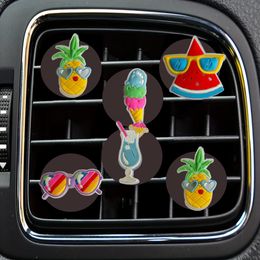 Interior Decorations Fluorescent Bikini 5 Cartoon Car Air Vent Clip Diffuser Clips Conditioner Outlet Per Freshener Drop Delivery Otaja