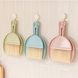 Multipurpose Mini Broom Dustpan Set Office Desktop Keyboard Garbage Shovel Cleaning Brush Home Table Cleaning Tools YYFA1245