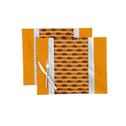Pillow Home Rectangle Decoration Placemats African Print Tablemats Non-slip Heat Insulation Restaurant Kitchen Accessories