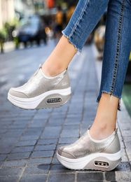 Big Size 3541 Women Wedge Sneakers Slip On Fitness Shoes Women Soft Outdoor Nonslip Shock Absorber Rocking Shoes8562741