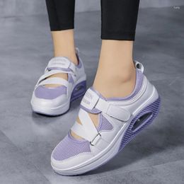 Casual Shoes Summer Thick Sole Elevated Fashion Sneakers 2024 Versatile Comfortable Soft Anti Slip Durable Women Single