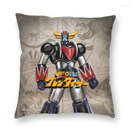 Pillow Cool Grendizer Anime Cover Decoration 3D Double Side Printing UFO Robot Goldorak For Sofa