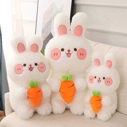 Plush Dolls 30cm-60cm Cuddly Cute Stuffed Carrot Bunny / Rabbit Plush Toy Doll Soft Pillow Hug Gift for Girls Boys Kids Girlfriends Wifes H240521