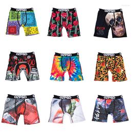 Underpants Soft Sexy Men Underwear Boxershorts Fashion Man Panties Print Innerwear Cuecas Hombres ZS-O101-O108