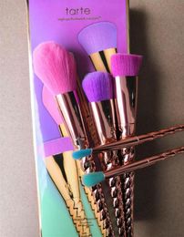 Makeup brushes sets cosmetics brush 5 bright Colour rose gold Spiral shank makeup brush unicorn screw tools262B6759078