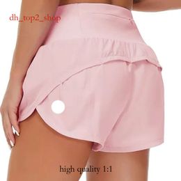 Lululemo Speed U Up High Rise Lined Short Waist Sports Shorts Women S Set Quick Drying Loose Running Clothes Back Zipper Pocket 4057