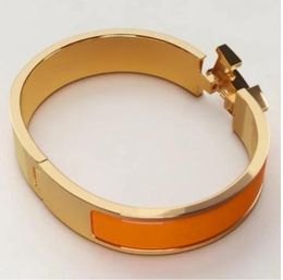 Advanced 18K new 3/4 grass simple bracelet temperament double-sided do not fade gold, roses, hand accessories
