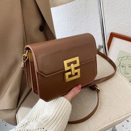 Shoulder Bags Retro PU Leather Small Crossbody For Women 2024 Trend Chain Hand Bag Womens Trending Handbags