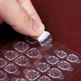 25 Sheets 24600pcs Double Sided False Nail Art Adhesive Tape Glue Sticker DIY Tips Fake Nail Acrylic Manicure Gel Makeup Tools 240522